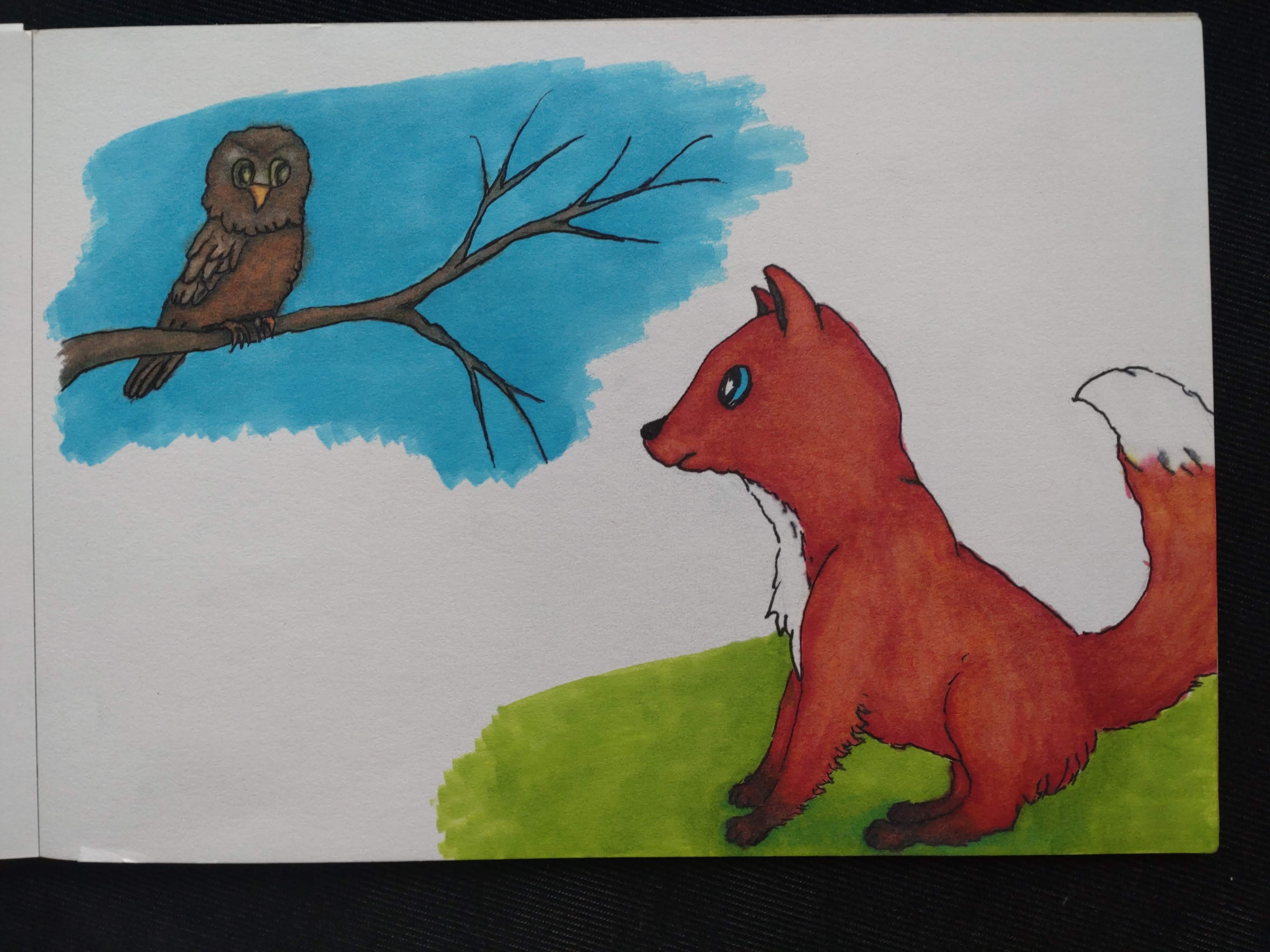 The fox and owl